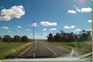 On the road to Charleville