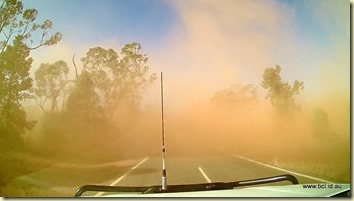 Dust storms near Nyngan
